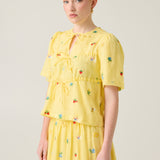 Alice Top - Ditsy Characters Embroidery