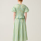 Gia Skirt - Garden Stripe
