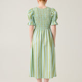 Token Dress - Garden Stripe