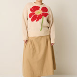 Jacquard Knit Sweater - Poppy (Presale)