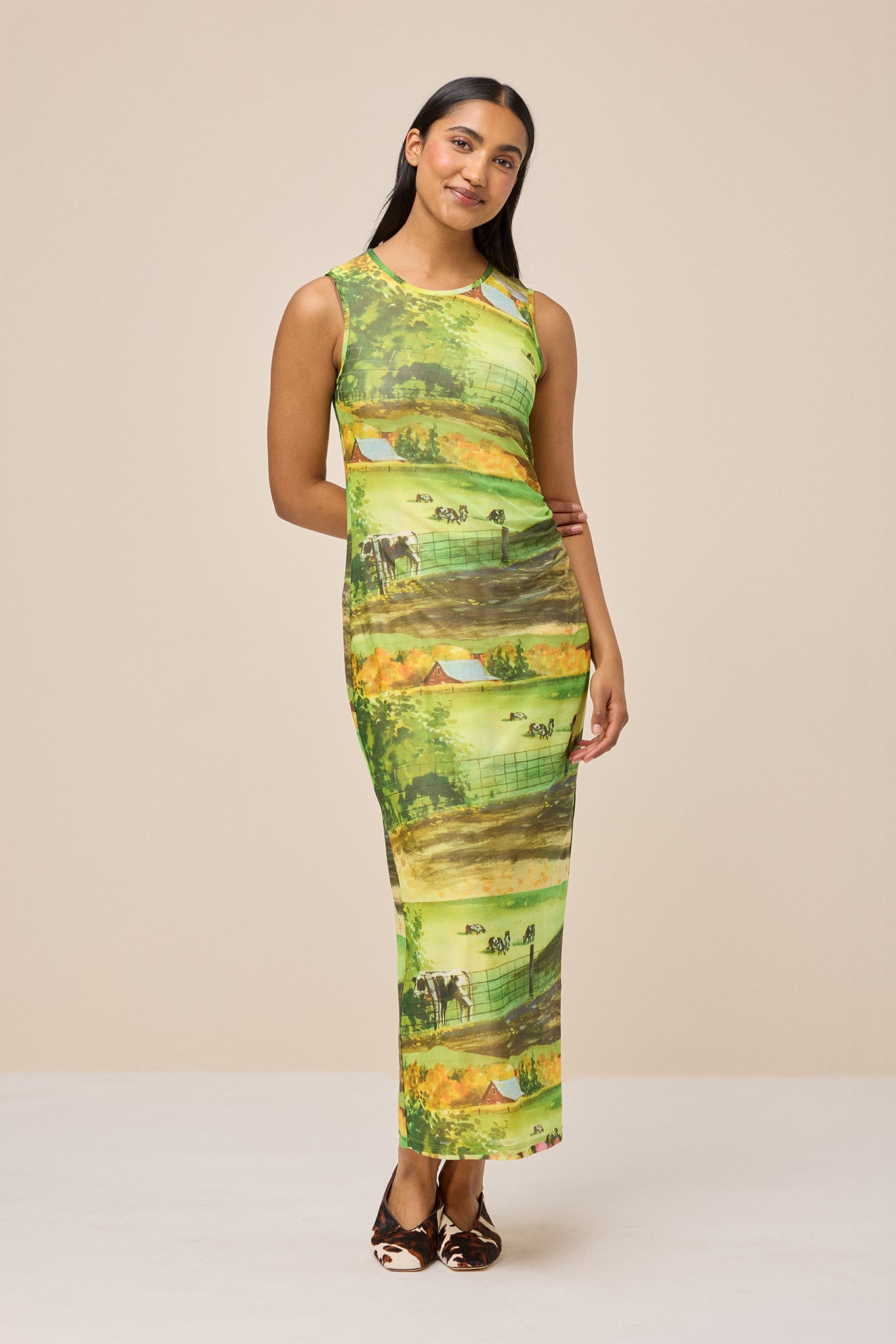 Lily Mesh Dress - Golden Farm Variety Hour Studio Lily Mesh Dress - Golden Farm Variety Hour Studio