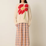 Jacquard Knit Sweater - Poppy (Presale)