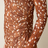 Clover Mesh Dress - Bambi