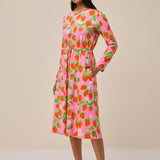 DUNES DRESS - STRAWBERRY PINK