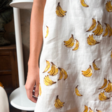 IRIS DRESS - BANANA EMBROIDERY (PRE SALE)