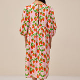 SUKI DRESS - STRAWBERRY PINK