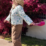 REVERSIBLE QUILTED JACKET - STORY BOOK/CHINTZ