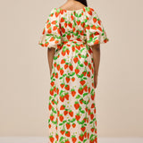 PETRINA DRESS - STRAWBERRY