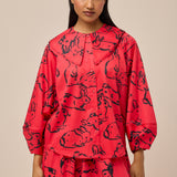 LULLABY BLOUSE - BUNNY