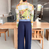 COLUMN PANT - INDIGO