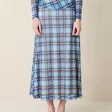 Clover Mesh Skirt - Pony Plaid