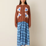 Intarsia Knit Cardigan - Lamby Baby