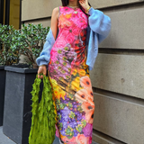 LILY MESH DRESS - FLOWER SHOP