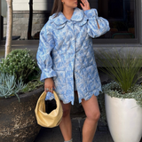 TWINKLE QUILTED JACKET - MATTRESS JACQUARD