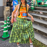 MATILDA SKIRT - PICNIC PLAID