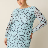 Clover Mesh Top - Dalmatian
