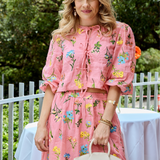 SUKI BLOUSE - BLOSSOM EMBROIDERY