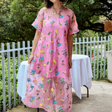 HEIRLOOM SILK ORGANZA DRESS - BLOSSOM EMBROIDERY