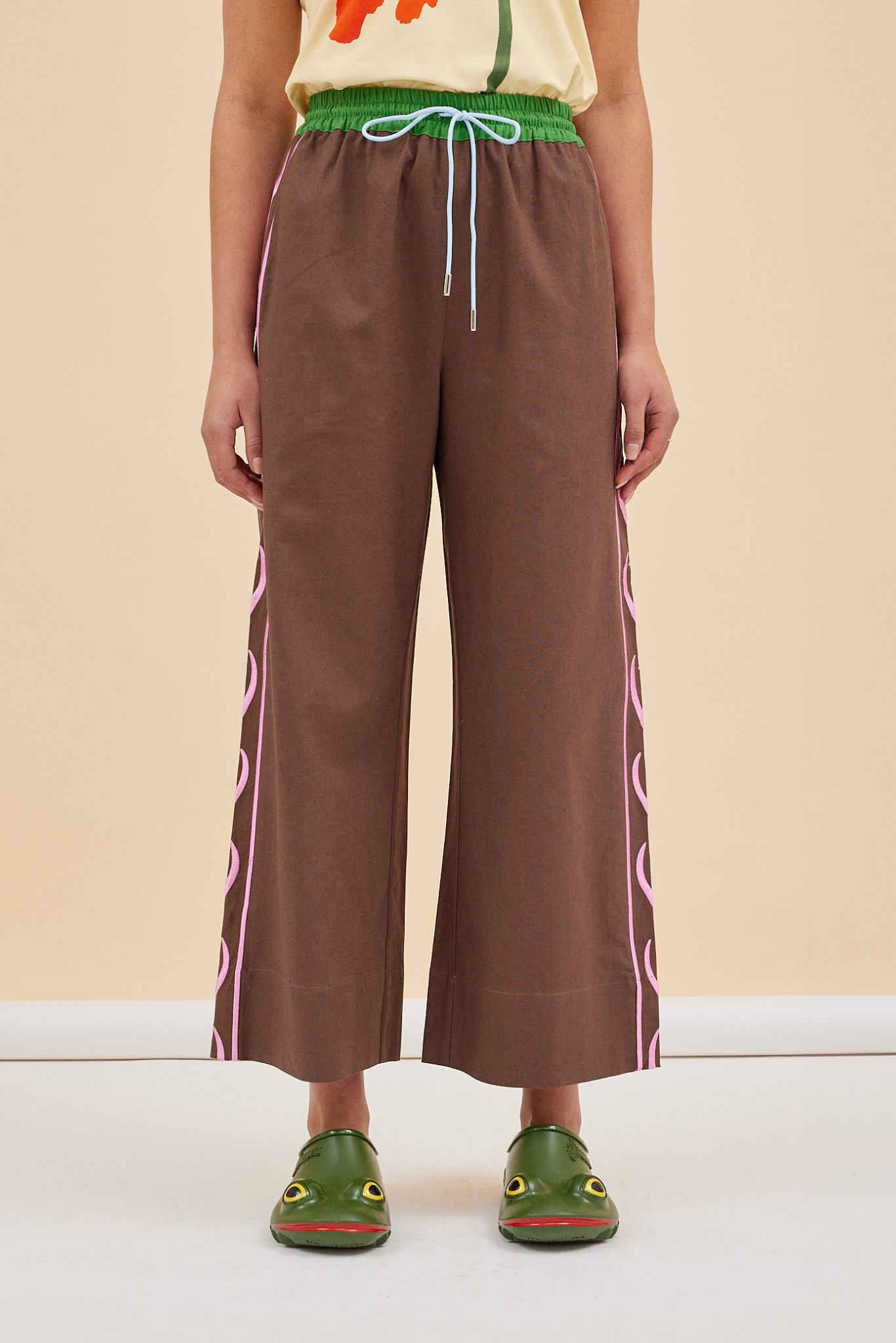 Column Pant - Chocolate – Variety Hour Studio