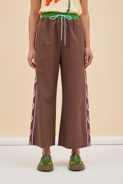 COLUMN PANT - CHOCOLATE – Variety Hour Studio