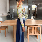 COLUMN PANT - INDIGO