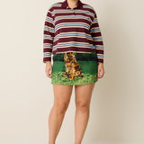Rugby Shirt - Merlot Stripe