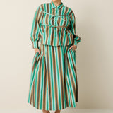 Matilda Skirt - Airbrush Stripe