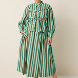 Matilda Skirt - Airbrush Stripe