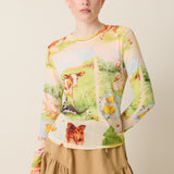 Field Mesh Top - Duckling