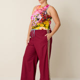 Column Pant - Plum